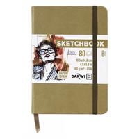 SKETCHBOOK A6 80FF BIANCHI 140GR KHAKI DF80010150005C
