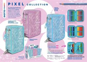 ASTUCCIO 3ZIP GIOTTO STILNOVO PIXEL COLLECTION EXPO 6PZ F111550