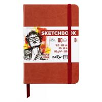 SKETCHBOOK A6 80FF BIANCHI 140GR TERRACOTTA DF80010150007C