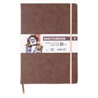 SKETCHBOOK A4 80FF BIANCHI 140GR MARRONE DF80021290006C