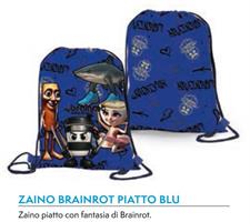 BRAINROT ZAINO PIATTO SACCA BLU CORIEX X14279 MC 0137