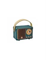 RADIO VINTAGE BLUETOOTH 7X11X5 VERDE 1394003