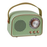 SPEAKER UNIQUE BLUETOOTH 11,5X7,8X6,1 CM VERDE 1394021