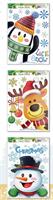 VETROFANIE NATALE COLORATE CF24 LEBEZ 81861