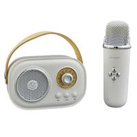 KARAOKE VINTAGE RADIO E MICROFONO 11,5X6X7,5 1394011