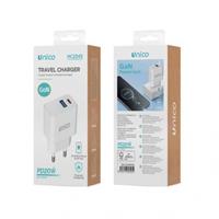 ACCESSORI CELLULARI PRESA MURO 2 PORTE C+1A PD20W BIANC HC2343