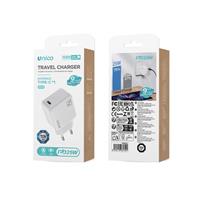ACCESSORI CELLULARI PRESA MURO 1 PORTA PD25W BLU SCURO HC6134