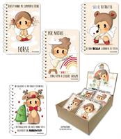 NOTEBOOKS C/SPIRALE BUBINE NATALE 12X17 EXPO 16PZ NT.11019 125