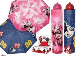 OMBRELLO MINI MINNIE/TOPOLINO CM54/8 SPICCHI ANTIVENTO 50113