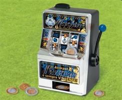 INTER SLOT MACHINE GIOCO/SALVADANAIO 12x10xH.19CM 5849 I