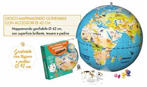 MAPPAMONDO GONFIABILE 42CM MERAVIGLIE DEL MONDO 008BOR.CLY