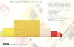 CARTA CRESPA ROSSI 180GR CM.50x250 GIALLO CF5 576