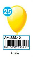 PALLONCINI CM.28 GIALLI CF25 55512