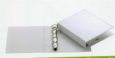 RACCOGLITORE 4ANELLI 22X30 C/TASCA D.2,5 BIANCO SIAM