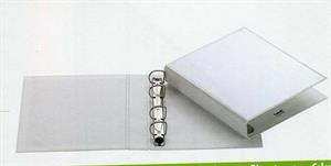 RACCOGLITORE 4ANELLI 22X30 C/TASCA D.2,5 BIANCO SIAM