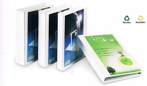 RACCOGLITORE 4ANELLI 22X30 C/TASCA D.50 BIANCO SIAM 2011/50