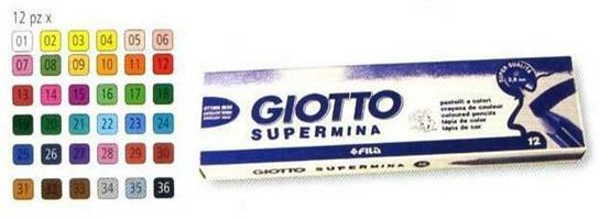 PASTELLI GIOTTO SUPERMINA 53 ROSA FLUO PZ12 239053