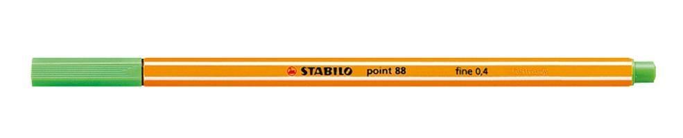 PENNA STABILO POINT 88/43 VERDE FOGLIA DA 10