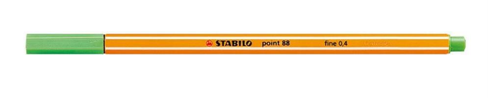 PENNA STABILO POINT 88/033 VERDE NEON DA 10