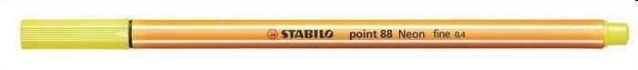 PENNA STABILO POINT 88/024 GIALLO NEON DA 10