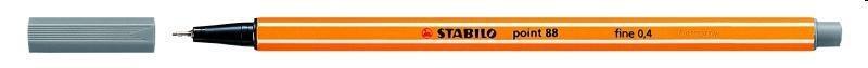PENNA STABILO POINT 88/96 GRIGIO SCURO DA 10