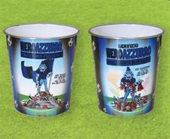 INTER CESTINO GETTACARTE PVC D.25CM H.27CM 5377 I