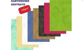 COPERTINA PER RILEGARE 230GR MARRONE GROFFATA 100FG WILER CP230M