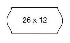 ETICHETTE PREZZATRICE MARKIN 26X12 BIANCO PERM. CF10