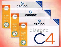 CANSON C4 BLOCCO 33X48 LIS/RIQ 20FF 200G CF10 100500454