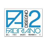 FABRIANO F2 BLOCCO 24X34 RUVIDO 20FF CF10 06000516
