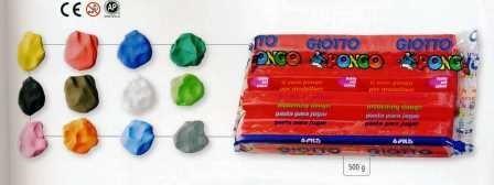 PLASTILINA GIOTTO PONGO BIANCA 450GR 514407