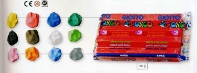 PLASTILINA GIOTTO PONGO ROSSO 450GR 514402 FUORI PROD.