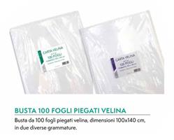 CARTA DA TAGLIO PER SARTA 21GR 100X140 100FG FLORIO BU100FPV 312