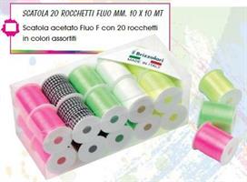 ROCCHETTI 10MT 10MM ASSORTITO FLUO F 68183/6807/6853 CF20