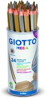 PASTELLI GIOTTO MEGA BAR 14PZ ORO+10ARG 518000