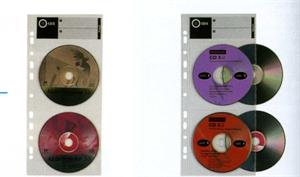 BUSTA PORTACD C/FORI 3POSTI F.FISSI FAVORIT