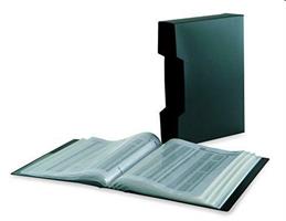 PORTALISTINO FELLOWES 100 BUSTE C/CUSTODIA NERO 40321