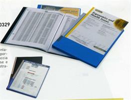 PORTALISTINO FELLOWES 100 BUSTE COPERTINA RIGIDA NERO 40329