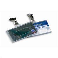 PORTA BADGE IN PVC SEMIRIGIDO 90X56MM 50PZ 31-070-B