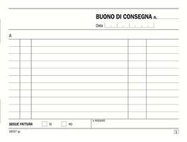 DU161570000 BUONI CONSEGNA 12X17 2 COPIE
