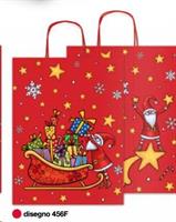 SHOPPERS FANTASIA NATALE MANICO RITORTO 46X16X49 CF25 SDX46456F