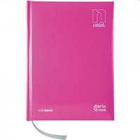 DIARIO 12 MESI 13X17,8 NCOLOR MAGENTA D120-NCO-65