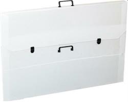 VALIGETTA POLIONDA 27X38X5 2CHIUSURE NEUTRA 27385