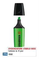 EVIDENZIATORE STABILO BOSS 70/33 VERDE CF10 0406