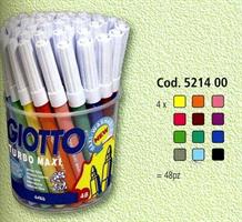 PENNARELLI GIOTTO TURBO MAXI PZ48 BARATTOLO 521400