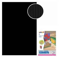 CARTONCINO ONDULATO CWR 50X70 NERO CF10 2206/7