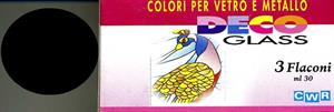 COLORI VETRO METALLO CWR 35ML NERO 1632/U02