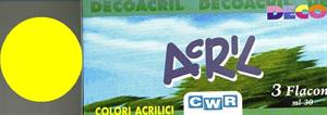 COLORI ACRILICI CWR 35ML GIALLO D330/U26