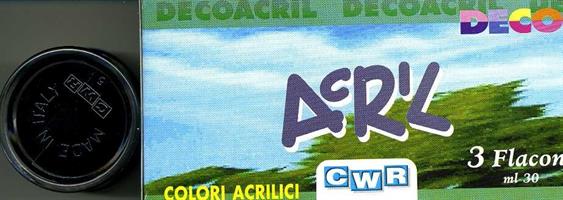 COLORI ACRILICI CWR 35ML NERO D330/U02