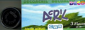 COLORI ACRILICI CWR 35ML NERO D330/U02